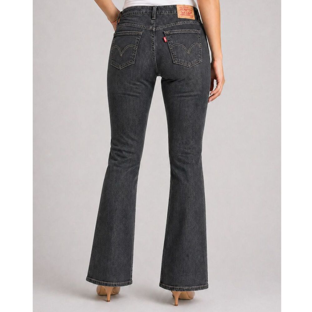 Levi’s Nouveau Bootcut Stretch 515 Low Rise Jeans Black 4